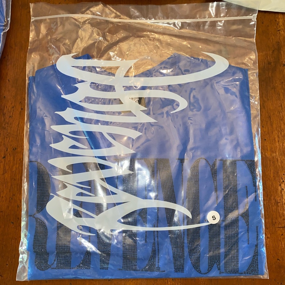 [NWT] Revenge Nirvana Blue Rhinestone Tee